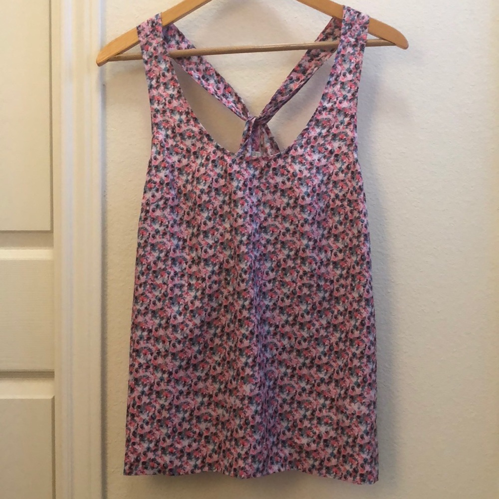 J.Crew Patterned Cross Back Blouse